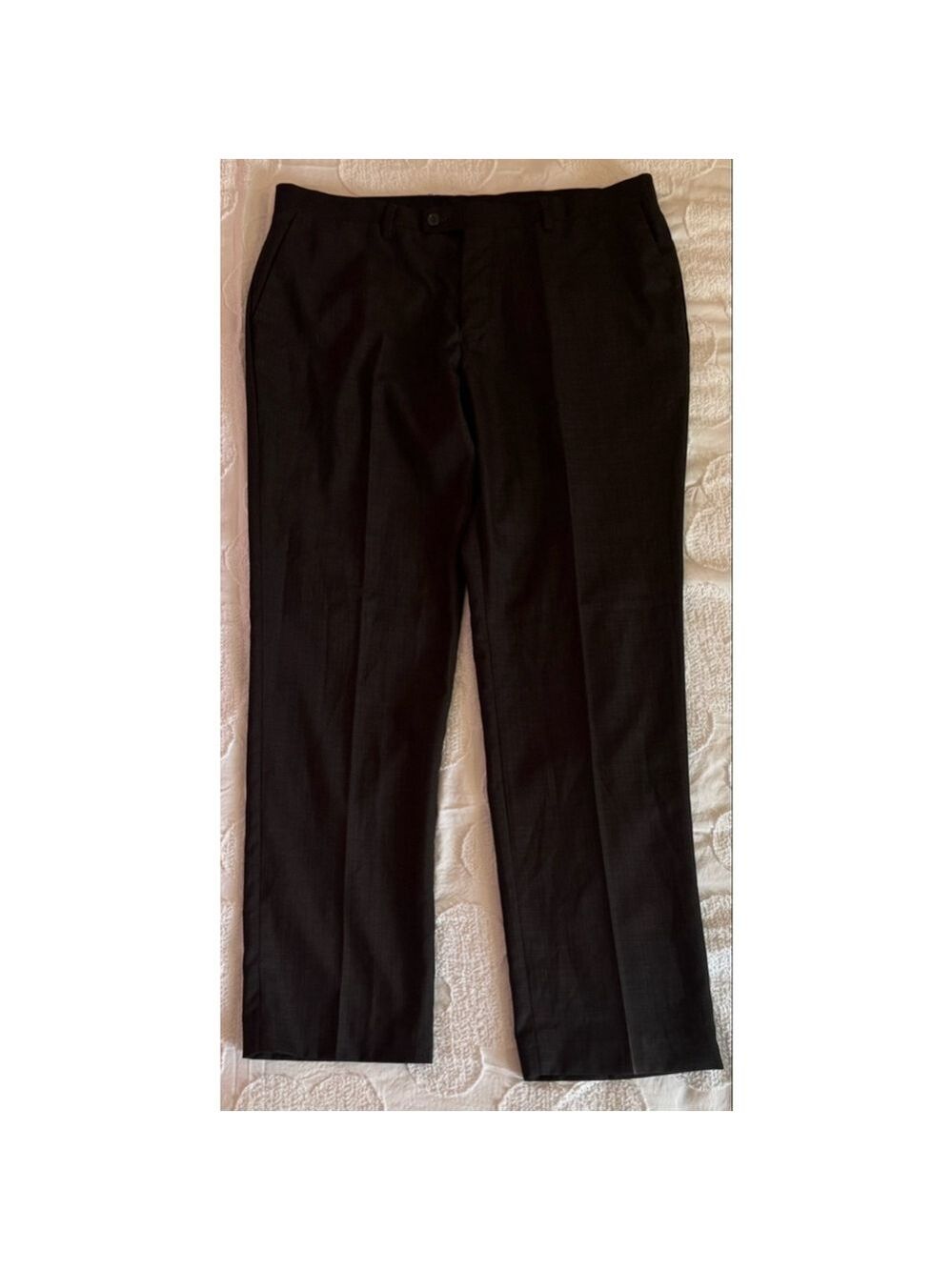 Men's Eddie Domani Dress Pants Black Size 36/32